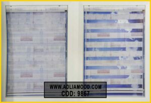 پرده زبرا طرحدار